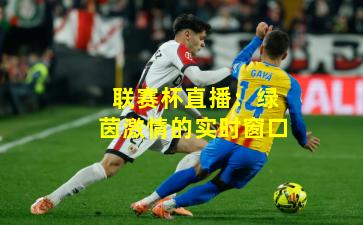 联赛杯直播:绿茵激情的实时窗口