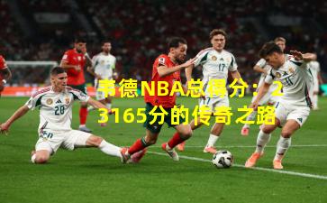 韦德NBA总得分：23165分的传奇之路